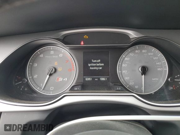 2016 Audi S4 Premium Plus z VIN WAUDGAFLXGA002067, wystawiony jako Copart lot #44027515 z przebiegiem 63 951 mil mil oraz Szkody całkowita. Historia ofert i sprzedaży dostępna na DreamBid. Obrazek 9.