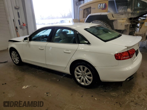 2012 Audi A4 Premium with VIN WAUDFAFL9CA116509, listed as a Copart auction lot 87461174 with 104,326 mi miles and Non Repairable. Bid and sale history available at carsss.com. Image 2.