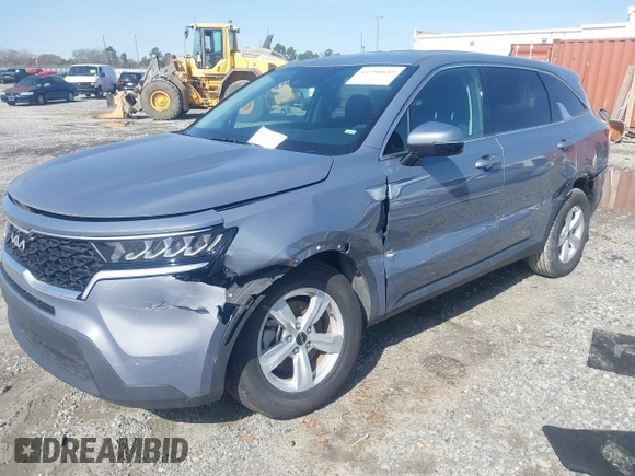 2022 Kia Sorento LX with VIN 5XYRG4LC8NG122154, listed as a IAAI auction lot 41590659 with 15,619 mi miles. Bid and sale history available at carsss.com. Image 16.