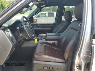 2015 Ford Expedition Platinum with VIN 1FMJU1MT6FEF24733, listed as a Copart auction lot 58774634 with 189,982 mi miles and Salvage title. Bid and sale history available at DreamBid. Image 7.