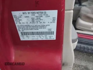 2008 Ford Escape XLT с VIN 1FMCU03108KC38240, выставлен на аукционе IAAI как лот 42121319 с пробегом 289 201 миль миль и . История ставок и продаж доступна на DreamBid. Изображение 9.