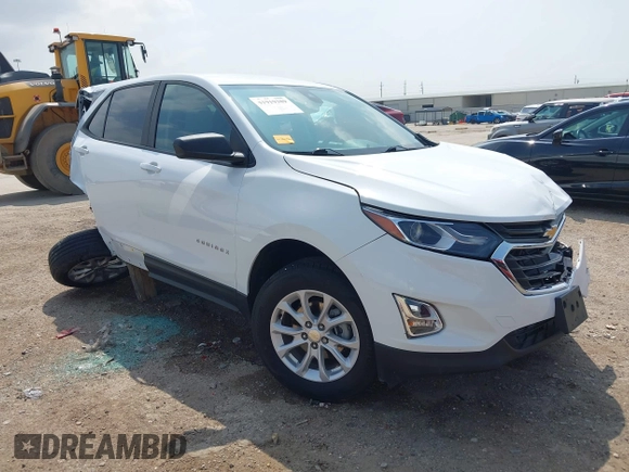 2020 Chevrolet Equinox LS with VIN 3GNAXHEV2LS704031, listed as a IAAI auction lot 41919389 with 51,003 mi miles. Bid and sale history available at carsss.com. Image 1.