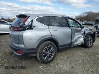2020 Honda CR-V EX with VIN 7FART6H52LE025316, listed as a Copart auction lot 49142045 with 39,684 mi miles and Salvage Title. Bid and sale history available at DreamBid. Image 3.