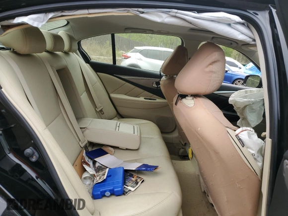 2015 Infiniti Q50 Premium with VIN JN1BV7AR1FM393334, listed as a Copart auction lot 53774125 with Not provided miles and Salvage title. Bid and sale history available at DreamBid. Image 10.