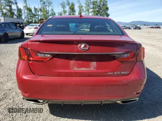 2013 Lexus GS 350 with VIN JTHCE1BL0D5004181, listed as a Copart auction lot 55527715 with 84,303 mi miles and Salvage Title. Bid and sale history available at DreamBid. Image 6.
