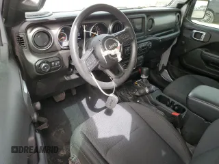 2022 Jeep Wrangler 80th Anniversary with VIN 1C4HJXAG8NW181325, listed as a Copart auction lot 49855655 with 27,763 mi miles and Salvage Title. Bid and sale history available at DreamBid. Image 8.