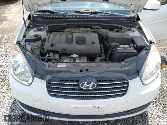 2010 Hyundai Accent GLS с VIN KMHCN4AC9AU420683, выставлен на аукционе Copart как лот 55979255 с пробегом 93 734 миль миль и Списание • Salvage title. История ставок и продаж доступна на DreamBid. Изображение 11.