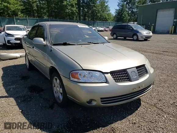 2006 Nissan Sentra S with VIN 3N1CB51D76L523388, listed as a Copart auction lot 53747575 with 156,710 mi miles and Salvage Title. Bid and sale history available at DreamBid. Image 13.