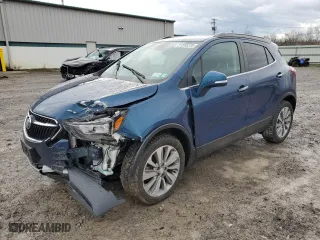 2019 Buick Encore Preferred with VIN KL4CJASB8KB836493, listed as a Copart auction lot 51595235 with 63,011 mi miles and Salvage Title. Bid and sale history available at carsss.com. Image 1.
