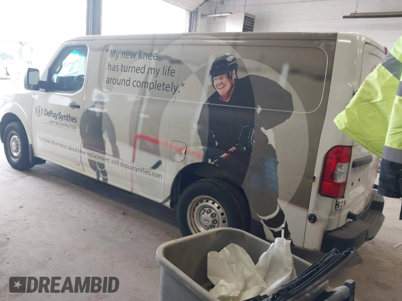 2015 Nissan NV SV with VIN 1N6BF0KX8FN807389, listed as a IAAI auction lot 42039881 with 313,992 mi miles and . Bid and sale history available at DreamBid. Image 3.