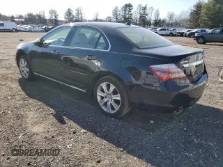 2009 Acura RL Tech Pkg with VIN JH4KB26609C002321, listed as a Copart auction lot 48279945 with 180,995 mi miles and Salvage Title. Bid and sale history available at carsss.com. Image 2.