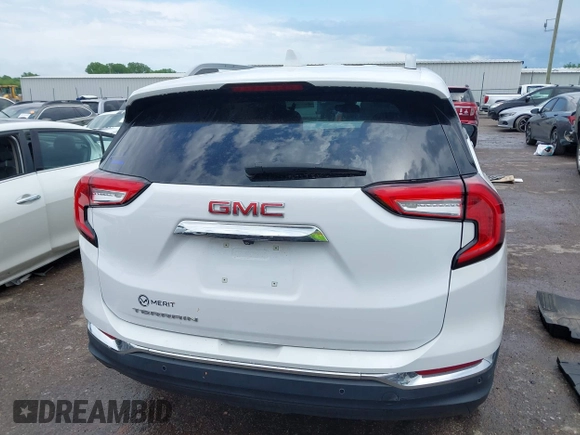 2023 GMC Terrain SLT with VIN 3GKALPEG4PL266410, listed as a IAAI auction lot 42130031 with 4,203 mi miles and . Bid and sale history available at DreamBid. Image 16.