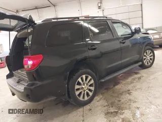 2011 Toyota Sequoia SR5 with VIN 5TDBY5G19BS047363, listed as a IAAI auction lot 41296868 with 264,632 mi miles. Bid and sale history available at carsss.com. Image 4.