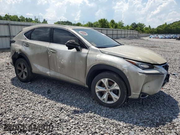 2017 Lexus NX 200t with VIN JTJBARBZ0H2114258, listed as a Copart auction lot 60639435 with 101,572 mi miles and Salvage title. Bid and sale history available at DreamBid. Image 4.