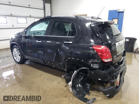 2018 Chevrolet Trax Premier with VIN 3GNCJRSB3JL207913, listed as a Copart auction lot 48012945 with 67,179 mi miles and Salvage Title. Bid and sale history available at carsss.com. Image 2.