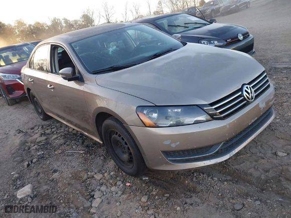 2015 Volkswagen Passat 1.8T S with VIN 1VWAT7A37FC042327, listed as a IAAI auction lot 41839890 with 149,620 mi miles. Bid and sale history available at carsss.com. Image 1.