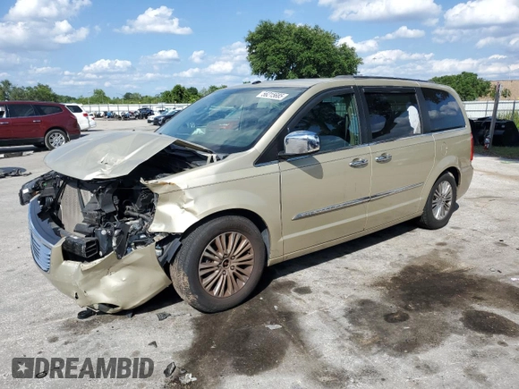 2011 Chrysler Town & Country Limited z VIN 2A4RR6DG5BR746552, wystawiony jako Copart lot #56215685 z przebiegiem 143 505 mil mil oraz Szkoda całkowita • Salvage title. Historia ofert i sprzedaży dostępna na DreamBid. Obrazek 1.