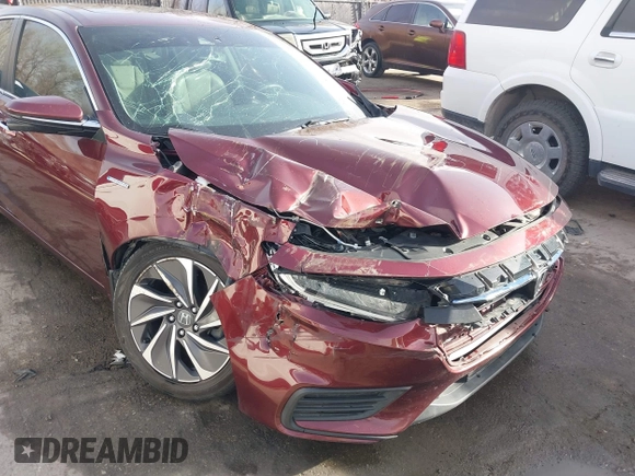 2019 Honda Insight Touring with VIN 19XZE4F95KE020308, listed as a IAAI auction lot 41814069 with 62,680 mi miles and . Bid and sale history available at carsss.com. Image 6.