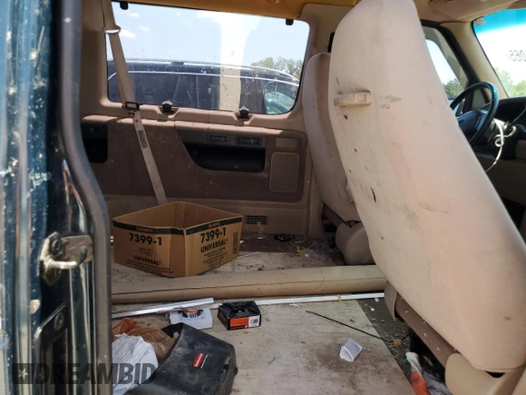 1998 Ford Econoline Passenger XL with VIN 1FMRE11L0WHA00514, listed as a Copart auction lot 64441065 with 111,243 mi miles and Salvage title. Bid and sale history available at DreamBid. Image 10.