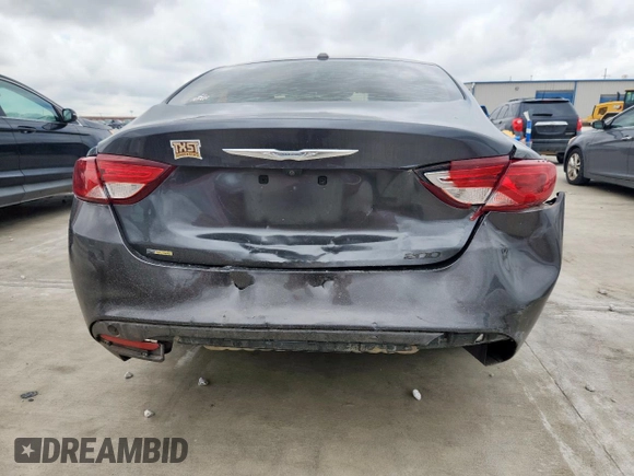 2015 Chrysler 200 Limited with VIN 1C3CCCAB8FN680655, listed as a Copart auction lot 60544225 with 192,932 mi miles and Salvage title. Bid and sale history available at DreamBid. Image 6.