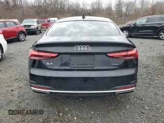 2021 Audi A5 Sportback Premium with VIN WAUABCF51MA062975, listed as a Copart auction lot 45342854 with 43,582 mi miles. Bid and sale history available at carsss.com. Image 6.
