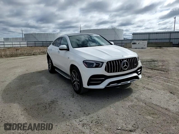 2022 Mercedes-Benz GLE 53 AMG with VIN 4JGFD6BB2NA823655, listed as a Copart auction lot 53130005 with 15,657 mi miles and Clean title. Bid and sale history available at DreamBid. Image 12.