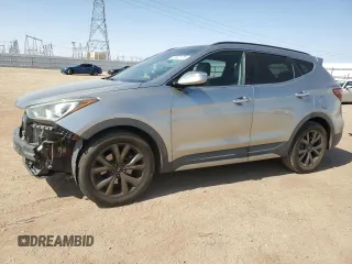 2017 Hyundai Santa Fe Ultimate with VIN 5XYZW4LA9HG458319, listed as a Copart auction lot 62652175 with 128,700 mi miles and Salvage title. Bid and sale history available at DreamBid. Image 1.