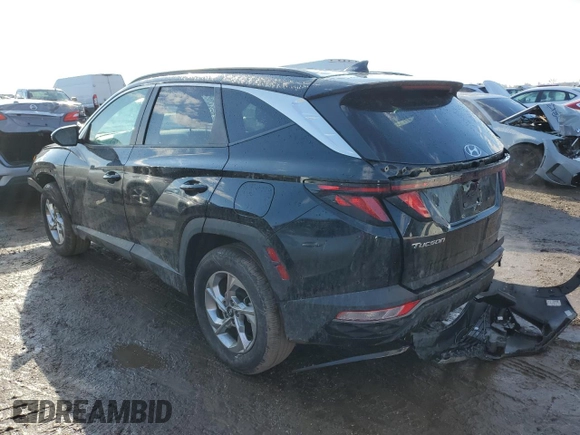 2024 Hyundai Tucson SEL with VIN KM8JBCDE7RU319788, listed as a Copart auction lot 46882775 with 13,206 mi miles and Salvage Title. Bid and sale history available at carsss.com. Image 2.