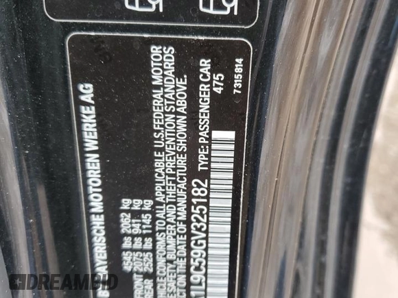 2016 BMW 2 Series 228i xDrive with VIN WBA1L9C59GV325182, listed as a Copart auction lot 41804824 with 44,549 mi miles. Bid and sale history available at carsss.com. Image 12.