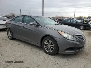 2014 Hyundai Sonata GLS with VIN 5NPEB4AC8EH879564, listed as a Copart auction lot 48043785 with 108,432 mi miles and Clean Title. Bid and sale history available at carsss.com. Image 4.