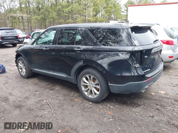 2021 Ford Explorer Limited with VIN 1FMSK8FH1MGB05654, listed as a IAAI auction lot 41650135 with 84,248 mi miles. Bid and sale history available at carsss.com. Image 3.
