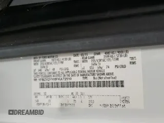 2015 Ford Transit XL with VIN 1FBZX2YM8FKA72510, listed as a Copart auction lot 54412175 with 128,662 mi miles and Clean Title. Bid and sale history available at DreamBid. Image 13.