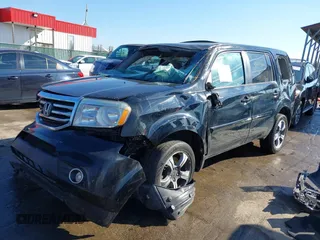 2015 Honda Pilot SE with VIN 5FNYF4H32FB064719, listed as a IAAI auction lot 41442845 with 122,631 mi miles and . Bid and sale history available at DreamBid. Image 2.