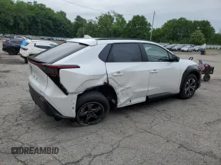 2024 Toyota bZ4X XLE with VIN JTMABACA2RA087660, listed as a Copart auction lot 61295995 with 2,288 mi miles and Salvage title. Bid and sale history available at DreamBid. Image 3.