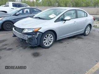 2012 Honda Civic EX with VIN 2HGFB2F81CH610374, listed as a IAAI auction lot 42019951 with 109,835 mi miles and . Bid and sale history available at DreamBid. Image 2.
