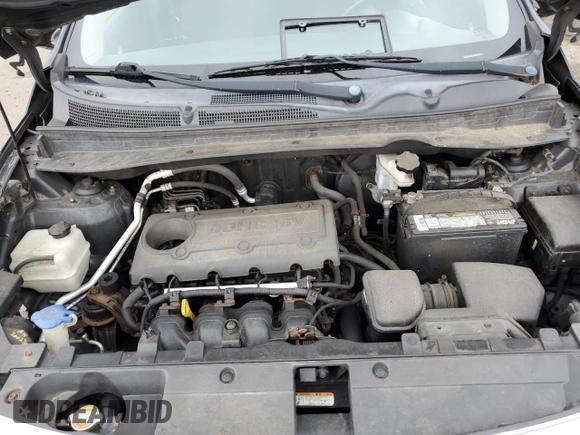 2011 Kia Sportage LX with VIN KNDPBCA24B7012852, listed as a Copart auction lot 63837085 with 186,805 mi miles and Salvage title. Bid and sale history available at DreamBid. Image 12.