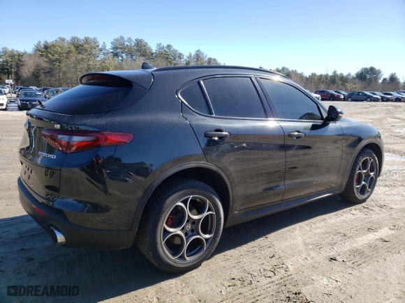 2018 Alfa Romeo Stelvio Sport with VIN ZASFAKPN4J7B87148, listed as a Copart auction lot 47447985 with 79,898 mi miles and Clean Title. Bid and sale history available at carsss.com. Image 3.