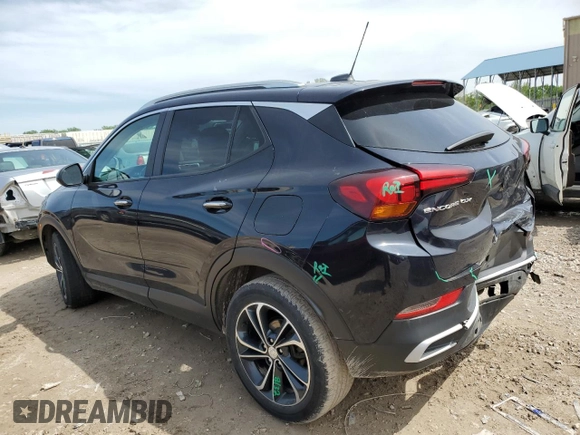 2021 Buick Encore GX Select with VIN KL4MMDS23MB132766, listed as a Copart auction lot 55040725 with 64,542 mi miles and Salvage title. Bid and sale history available at DreamBid. Image 2.