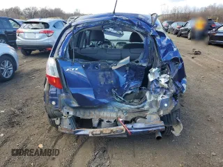 2013 Honda Fit with VIN JHMGE8H38DC028399, listed as a Copart auction lot 79490504 with 117,584 mi miles and Salvage Title. Bid and sale history available at carsss.com. Image 6.