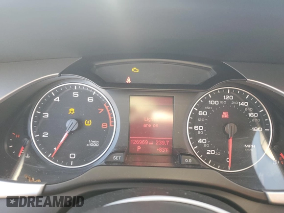 2012 Audi A4 2.0T Premium Plus with VIN WAUWFAFL6CA081193, listed as a Copart auction lot 81813834 with 126,969 mi miles and Salvage Title. Bid and sale history available at carsss.com. Image 9.