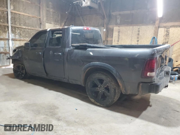 2021 Ram 1500 Warlock with VIN 1C6RR7GG2MS583892, listed as a Copart auction lot 48057845 with 128,586 mi miles and Salvage title. Bid and sale history available at DreamBid. Image 2.