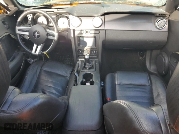 2007 Ford Mustang GT Deluxe with VIN 1ZVFT85H375334354, listed as a Copart auction lot 73364193 with Not Provided miles and Salvage Title. Bid and sale history available at carsss.com. Image 8.