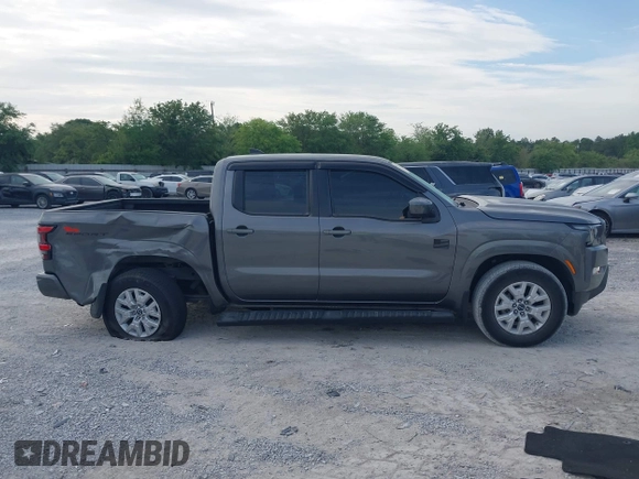 2022 Nissan Frontier SV with VIN 1N6ED1EJ1NN641280, listed as a IAAI auction lot 42097539 with 21,654 mi miles and . Bid and sale history available at DreamBid. Image 14.