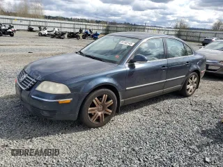 2005 Volkswagen Passat GLS with VIN WVWAD63BX5E050858, listed as a Copart auction lot 51102145 with 177,954 mi miles and Salvage title. Bid and sale history available at DreamBid. Image 1.