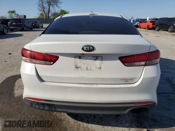 2016 Kia Optima LX with VIN 5XXGT4L37GG049126, listed as a Copart auction lot 51860745 with 247,066 mi miles and Clean Title. Bid and sale history available at carsss.com. Image 6.