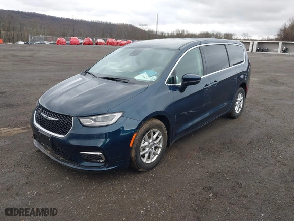 2023 Chrysler Pacifica Touring L with VIN 2C4RC1BG3PR508168, listed as a IAAI auction lot 41807132 with 5,304 mi miles. Bid and sale history available at carsss.com. Image 17.