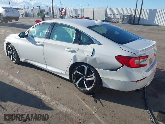 2019 Honda Accord Sport with VIN 1HGCV1F37KA093412, listed as a IAAI auction lot 41755370 with 83,082 mi miles and . Bid and sale history available at DreamBid. Image 3.