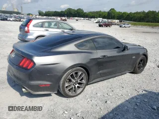 2015 Ford Mustang GT with VIN 1FA6P8CF3F5313422, listed as a Copart auction lot 55482785 with 145,883 mi miles and Salvage title. Bid and sale history available at DreamBid. Image 3.