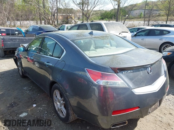 2009 Acura TL Tech with VIN 19UUA86569A019919, listed as a IAAI auction lot 41908425 with 109,726 mi miles. Bid and sale history available at carsss.com. Image 3.