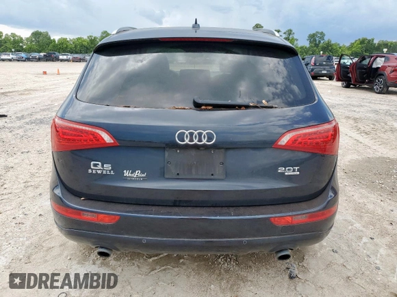 2012 Audi Q5 Premium Plus with VIN WA1LFAFP5CA038709, listed as a Copart auction lot 62660795 with 120,798 mi miles and Clean title. Bid and sale history available at DreamBid. Image 6.